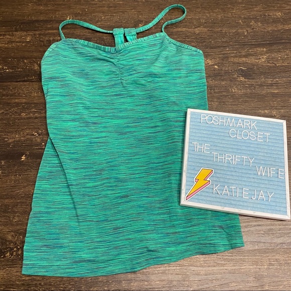 Lucy Tops - Lucy Heathered Green Strappy Tank Medium